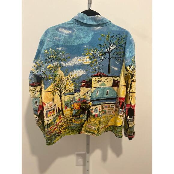 Artscapes Wearable Art Jacket Women's Size M - Picture 2 of 2